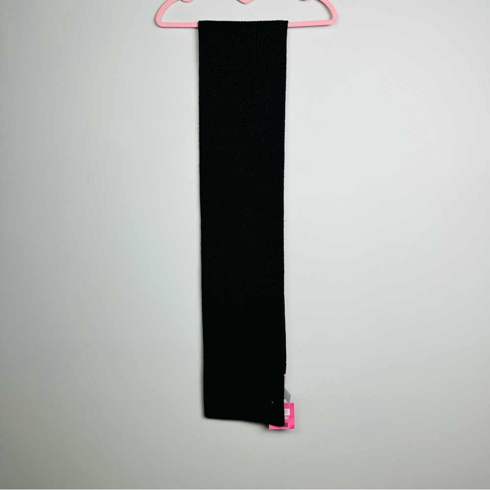 Kate Spade NWT Black Metallic Scarf